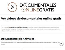 Tablet Screenshot of documentalesonlinegratis.com